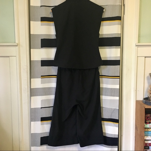 Sleeveless Utility Culotte Jumpsuit - Black (M) - Picture 4 of 15